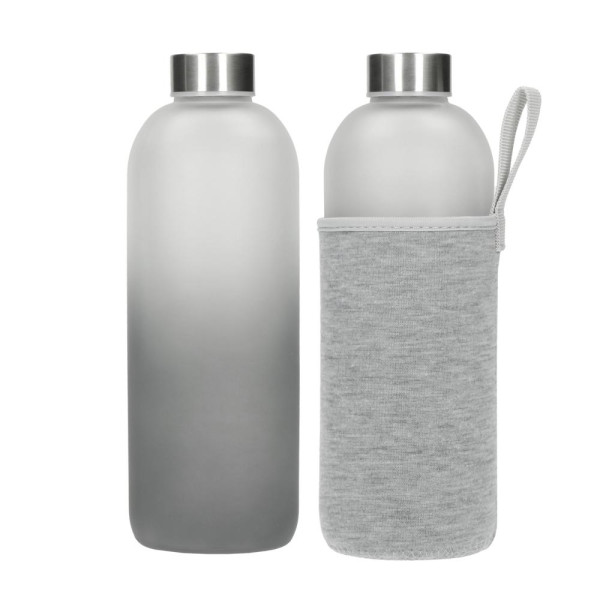 Glasflasche mit Hülle