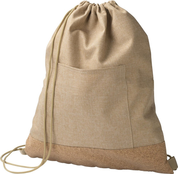 rPET-Polyester (600D) Kordelzugtasche Ansel