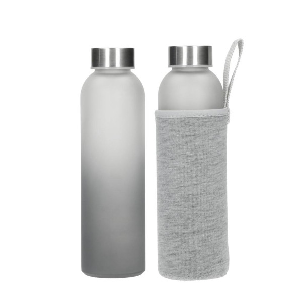 Glasflasche mit Hülle