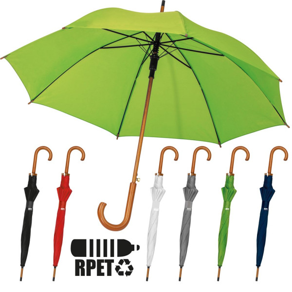 Automatik Regenschirm aus recyceltem PET