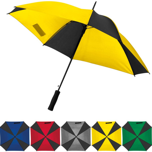 Regenschirm mit unterschiedlichen Segmenten