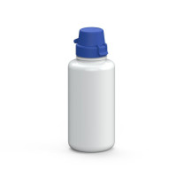 Weiß/blau