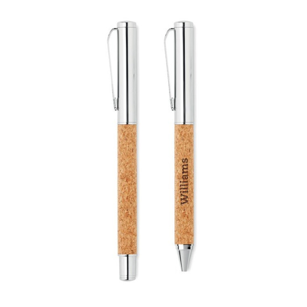 QUERCUS - Schreibgeräte-Set Kork