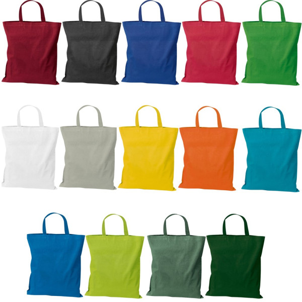 Baumwolltasche mit kurzen Henkeln