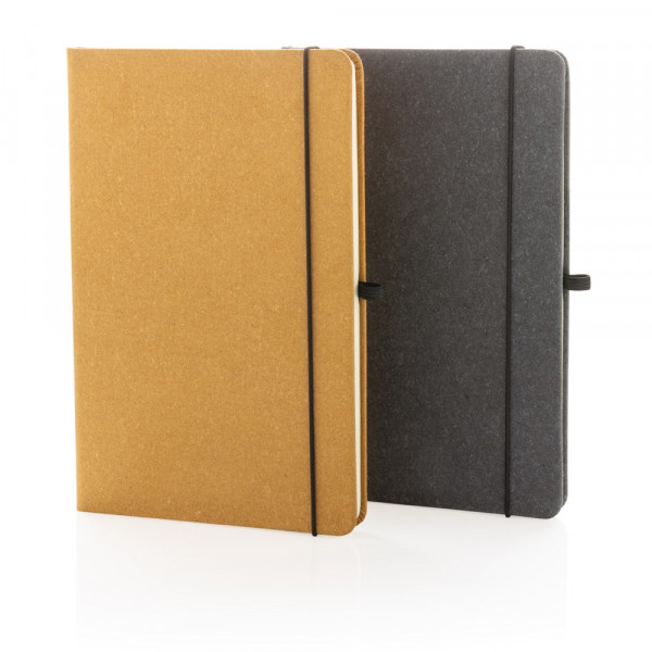 A5 Hardcover Notizbuch aus GRS recyceltem PU