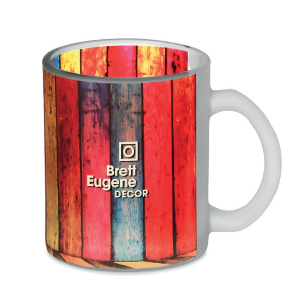SUBLIMATT - Kaffeebecher aus Glas 300 ml