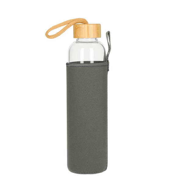 Glasflasche mit Hülle
