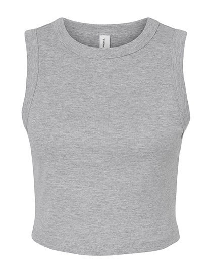 Bella - Women´s Micro Rib Muscle Crop Tank