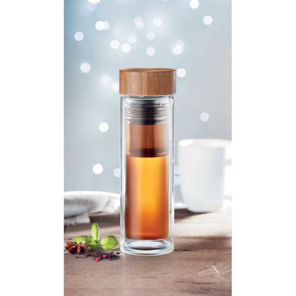 BATUMI GLASS - Trinkflasche Glas 400ml