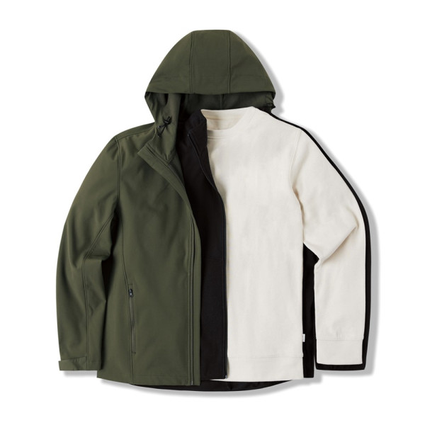 IQONIQ Diran Fleecejacke aus recyceltem Polyesterflor