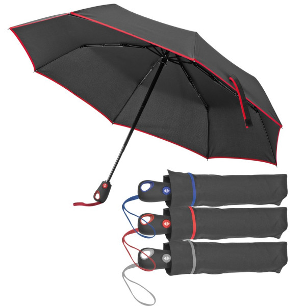 Taschenschirm aus Pongee mit Fiberglas Gestänge