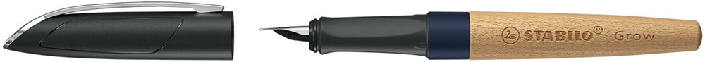 STABILO Grow Füller, Pflaumenrot/Kirsche - Heidelbeerblau/Buche
