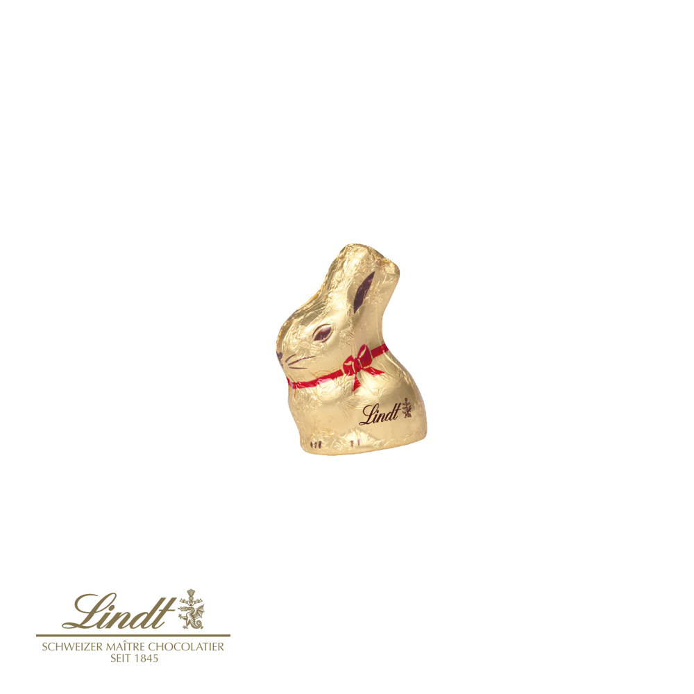 Schokokarte mit Lindt Goldhase
