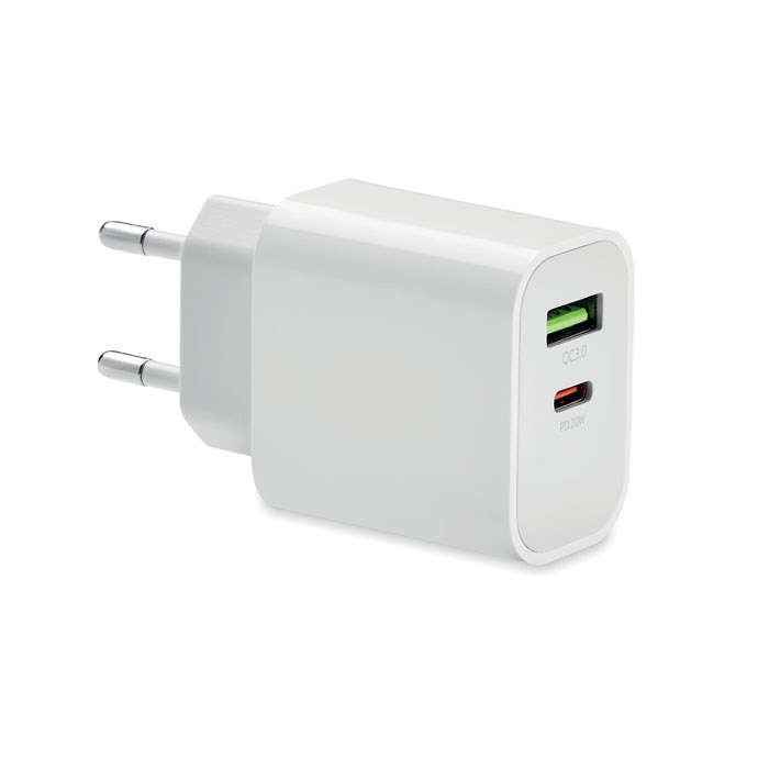 PORT - 18W 2-Port USB-Ladegerät EU-Ste